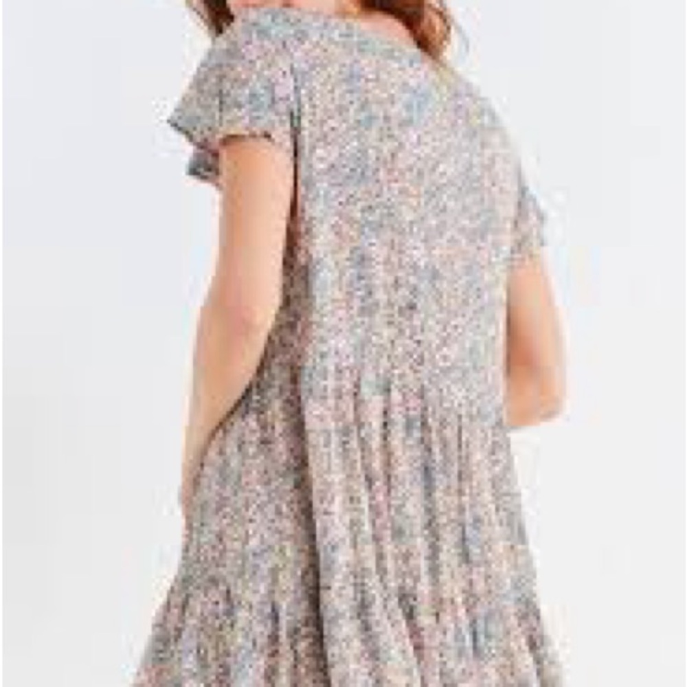 Auguste The Label Cream Ruffled Tiered Babydoll Sundress - Picture 6 of 8